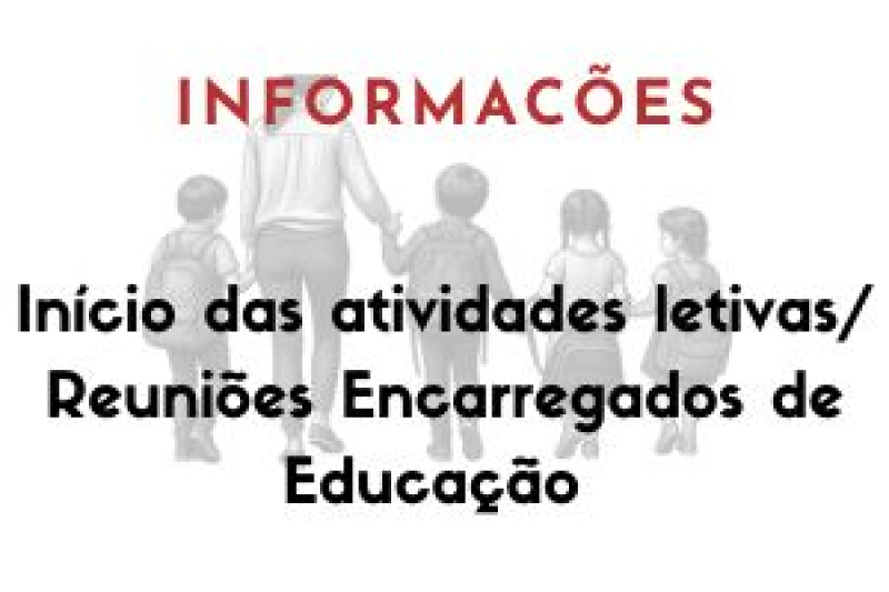Início do Ano Letivo 2026/2027